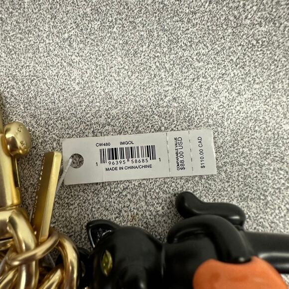 Coach CW480 Halloween Cat Bag Charm - Picture 5 of 5